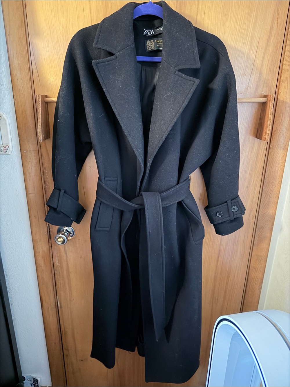 PRICE FIRM Zara wool belted coat
